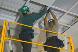 California Conservation Corps - lighting work in courthouses