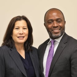 Chief Justice Tani Cantil- Sakauye and State Superintendent of Public Instruction Tony Thurmond