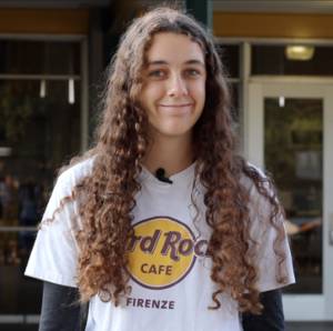 Marley Fortin, recent graduate and member of the Power of Democracy Steering Committee.