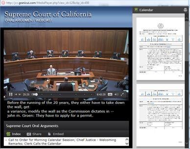 California Supreme Court Webcasts