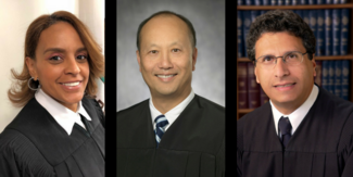 Left to right: Commissioner Belinda Handy; Judge Kenneth K. So; Judge George J. Abdallah, Jr.