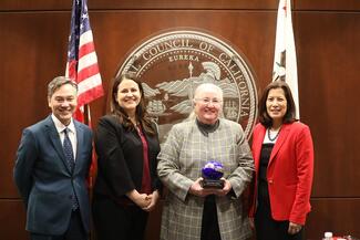 Fresno County Superior Court Judge Hilary Chittick was one of three jurists honored by the council this year.