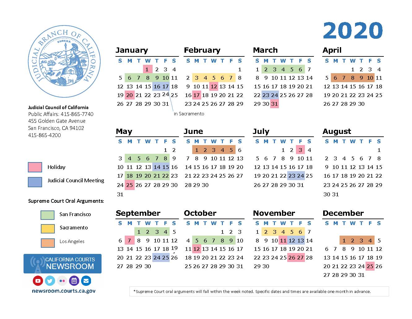 Riverside Court Calendar Customize and Print