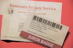 Juror summons 
