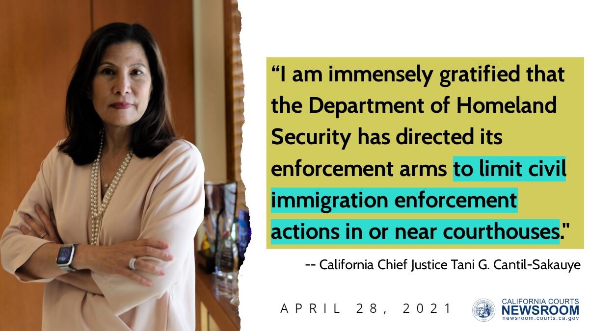 chief justice in chambers standing