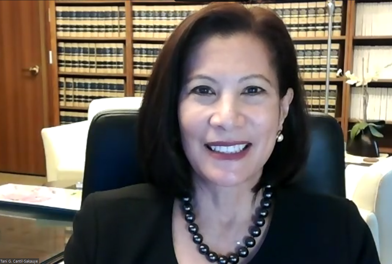 chief justice advertisement for conversation event