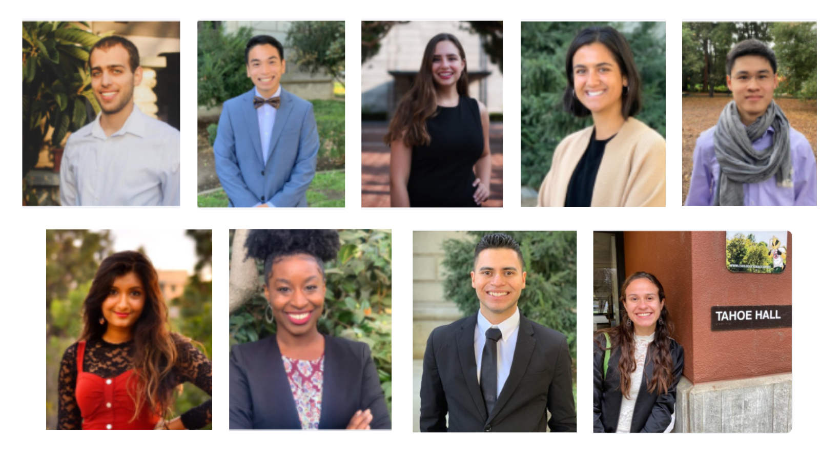 portraits of 2021-2022 judicial fellows
