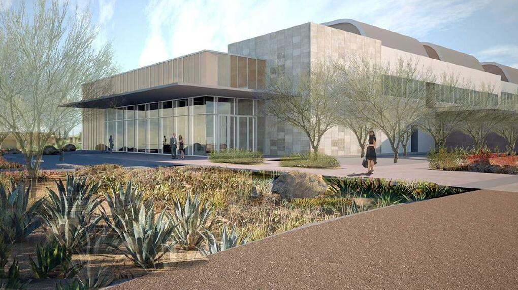 Rendering of new El Centro Courthouse in Imperial County