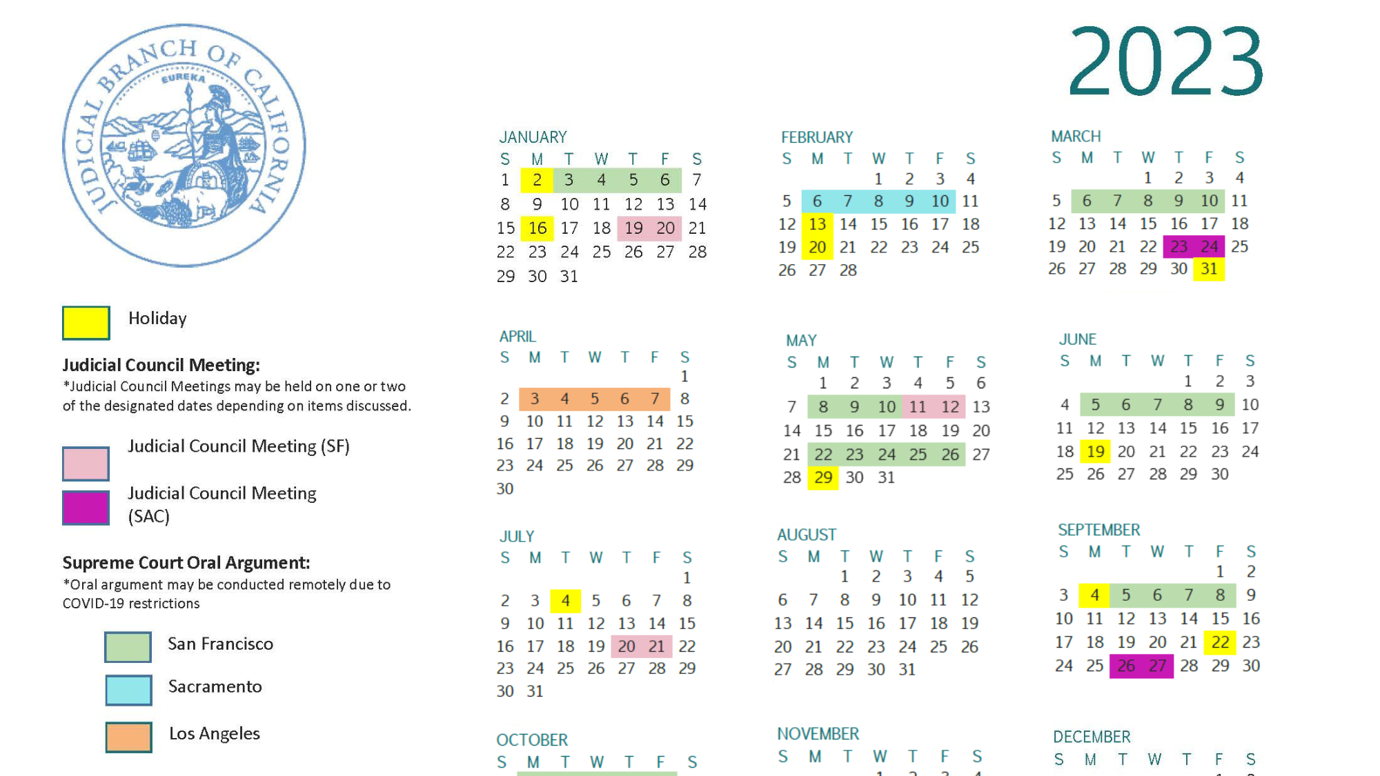 San Diego Super Court Calendar - 2024 CALENDAR PRINTABLE