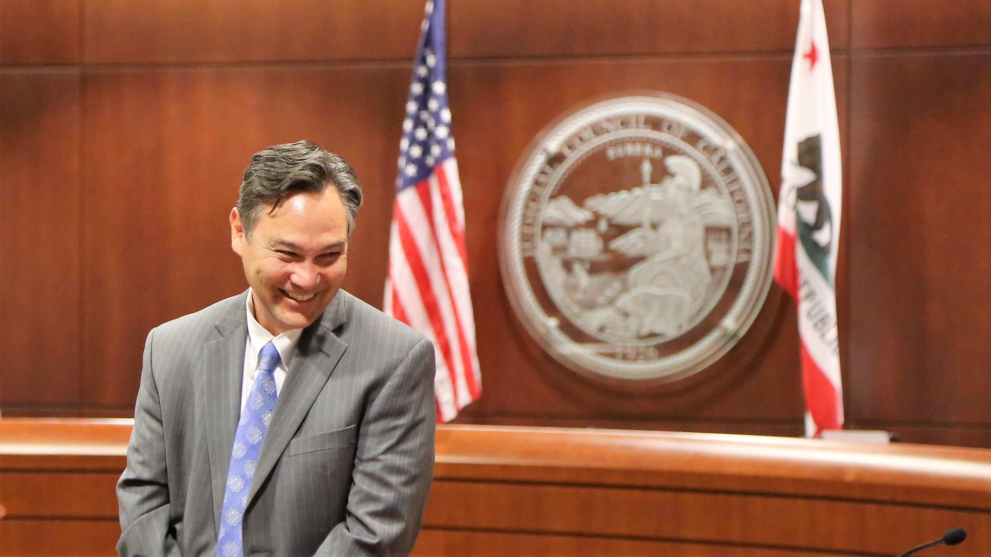 martin hoshino in judicial council boardroom