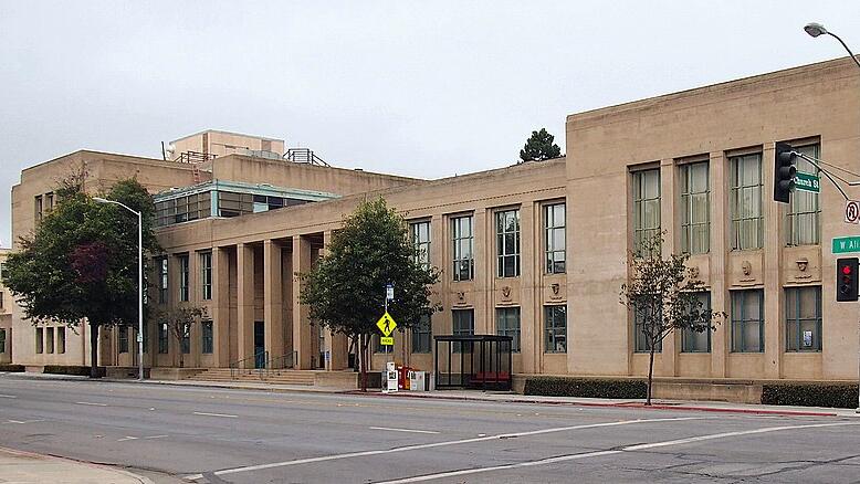 Monterey County Courthouse from street corner