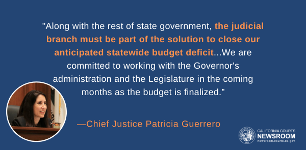 Chief Justice budget statement