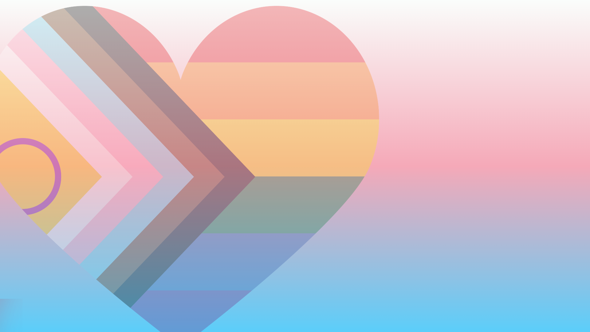 Pride Month pink and blue background