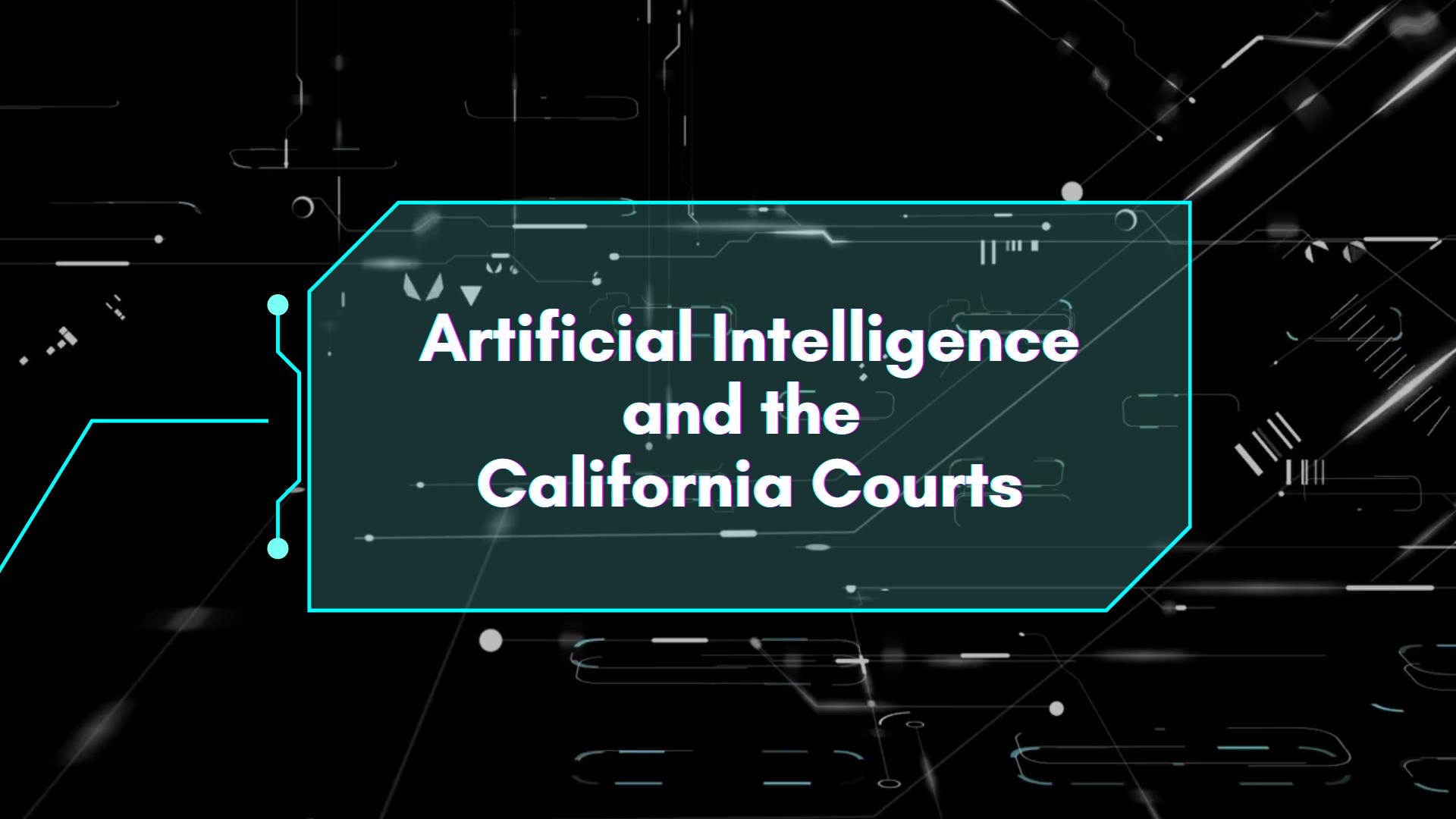 AI and California Courts 