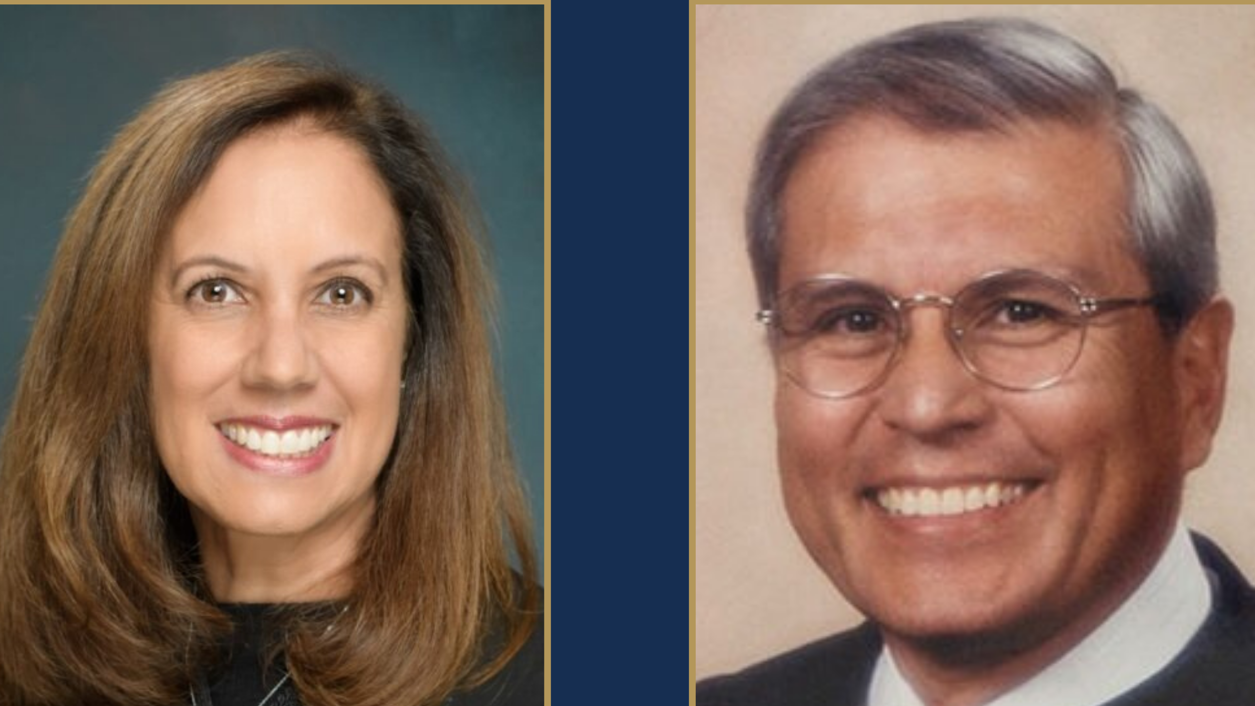 Top row, left to right: Judge Samantha P. Jessner, Judge Michael T. Garcia (ret.); bottom row, left to right: Justice Judith L. Haller (ret.), Judge Brett D. Bianco