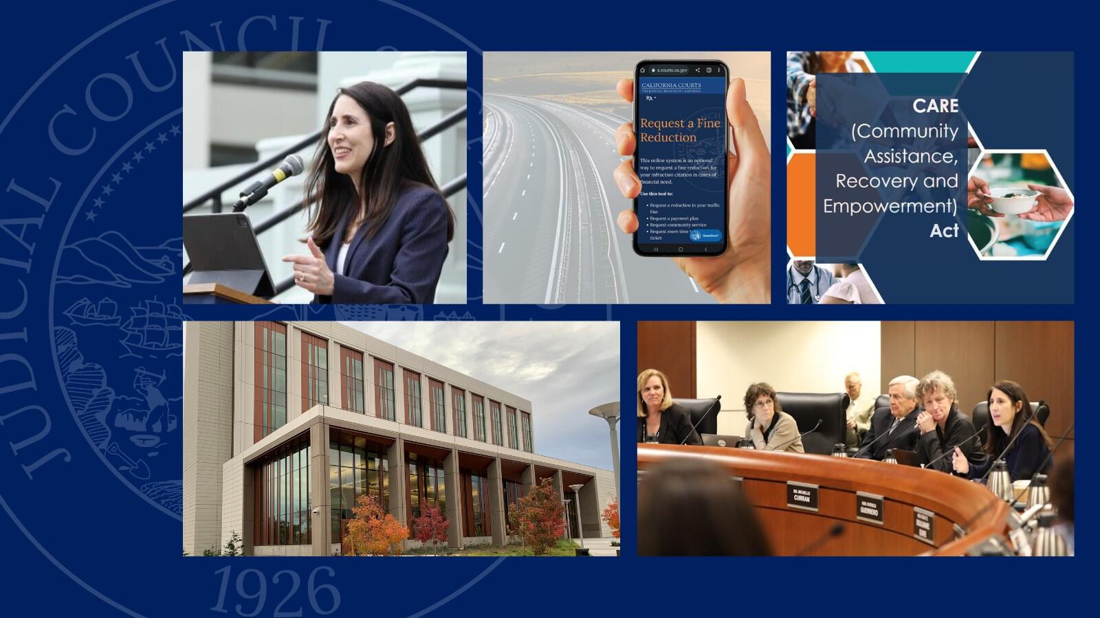 collage of photos and graphics for 2024 Year in Review feature