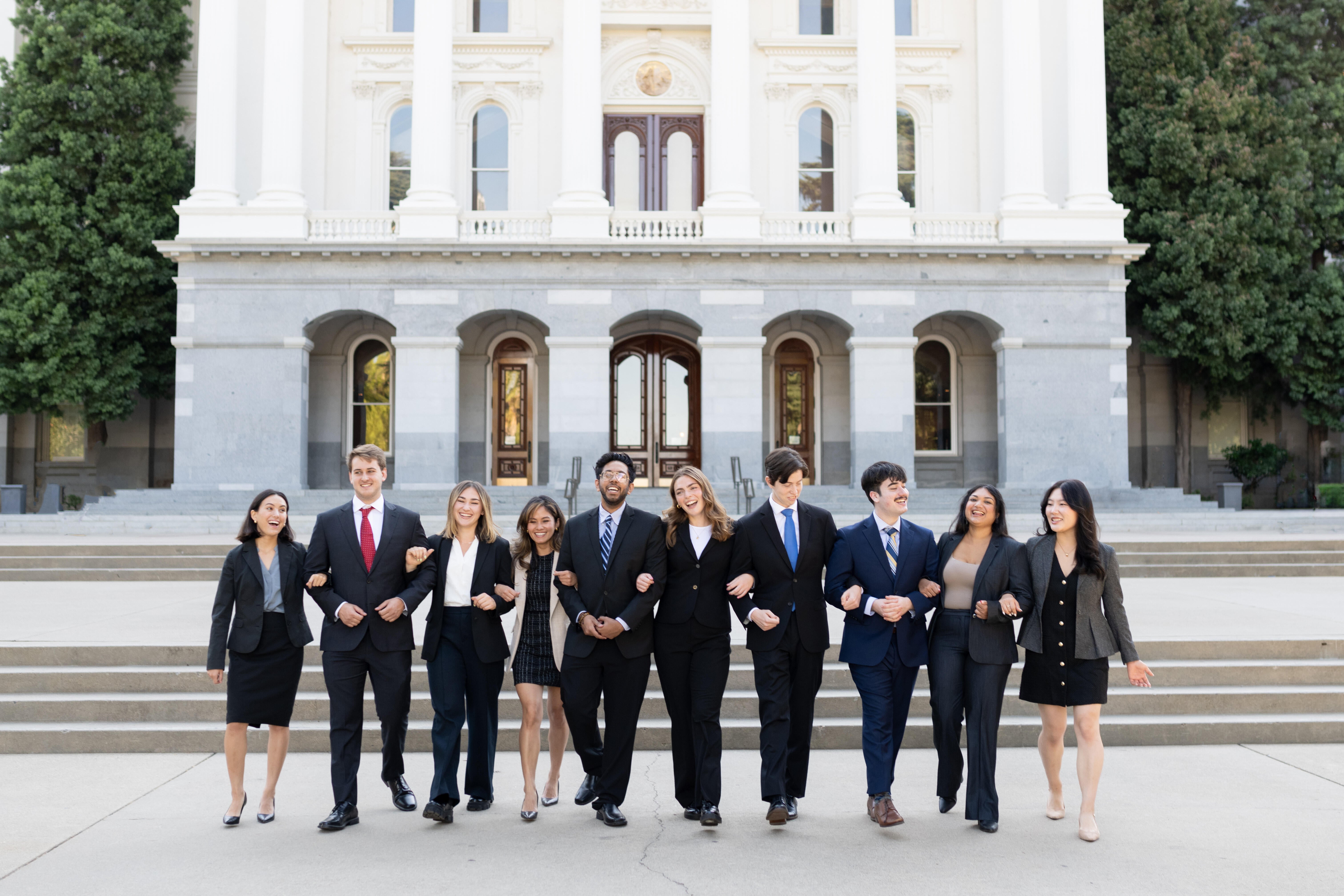 2025 Judicial Fellows pose for a photo