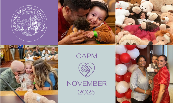 2025 Court Adoption and Permanency Month Graphics