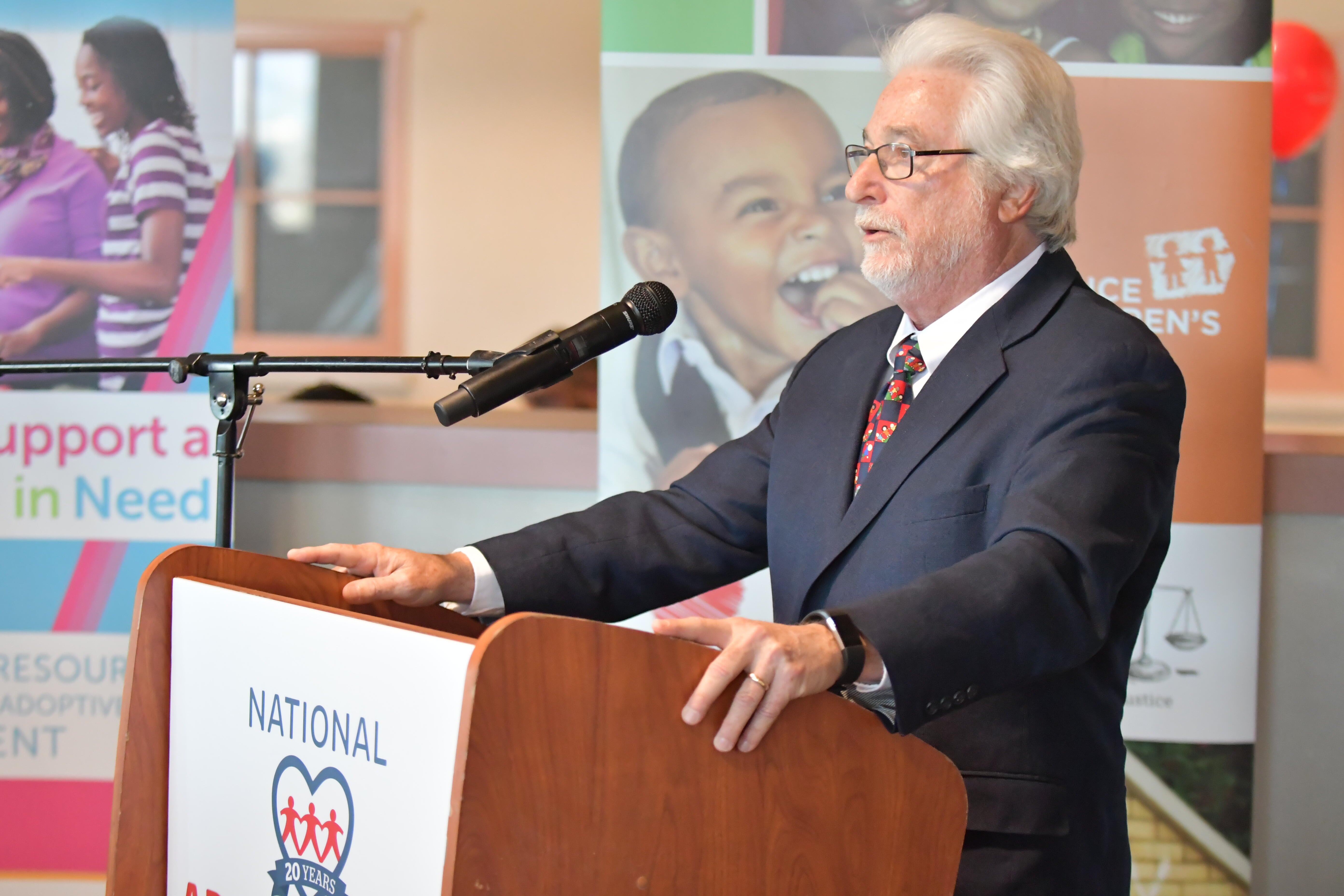 Los Angeles County Adoption Day welcomed special guest Judge Michael Nash (Ret.) who is credited with getting the national event started in 1998.