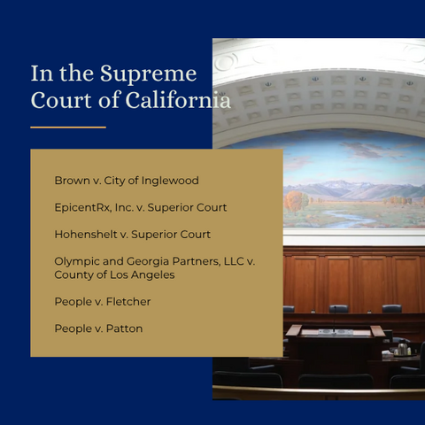 2025 California Supreme Court High-Profile Cases
