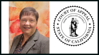 profile image of colette bruggman with court of appeal logo
