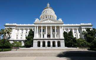 Capitol building in Sacramento