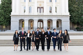 2025 Judicial Fellows pose for a photo