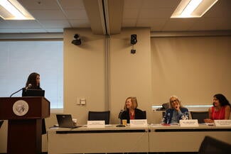 Chief Justice with Tribal Court-State Court Forum co-chairs at event