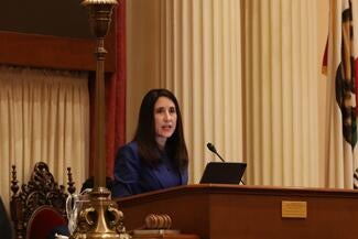 Chief Justice Patricia Guerrero during State of Judiciary address