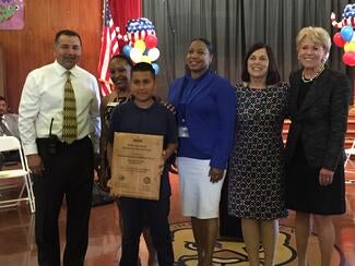 Los Angeles County: Presiding Justice Lee Smalley Edmon, 2nd District Court of Appeal, Division 3, visits Normandie Avenue Elementary to present their award.
http://www.courts.ca.gov/34538.htm