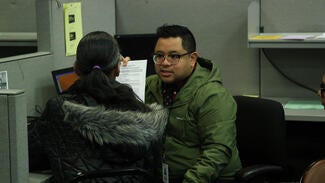 A walk-in clinic at the Alameda Superior Court self-help center in Hayward sees about 150 litigants a day.