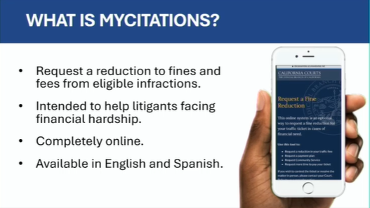 Council Hears How Online Tool for Requesting Fine and Fee Reductions